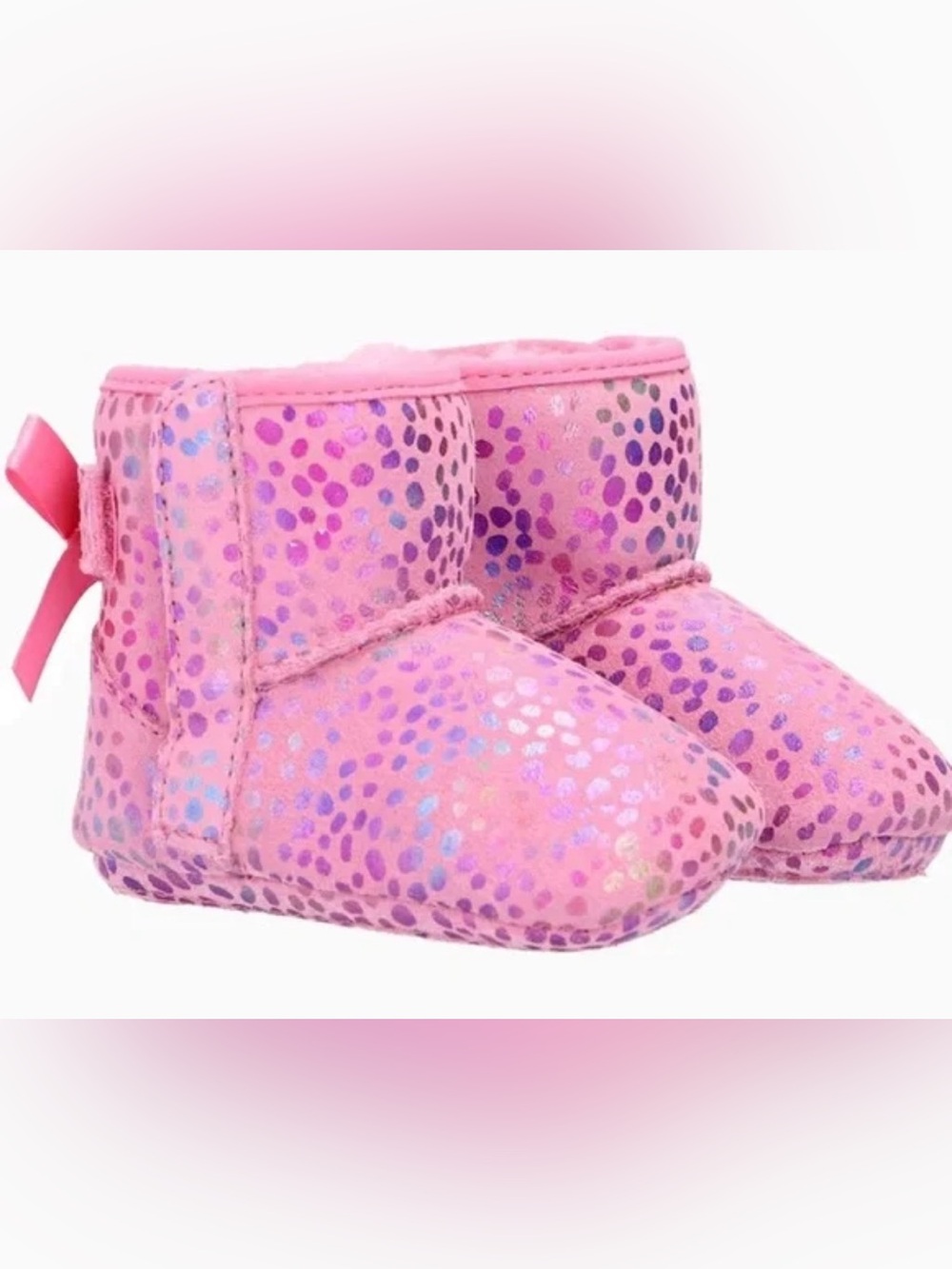 UGG Pink Baby Booties